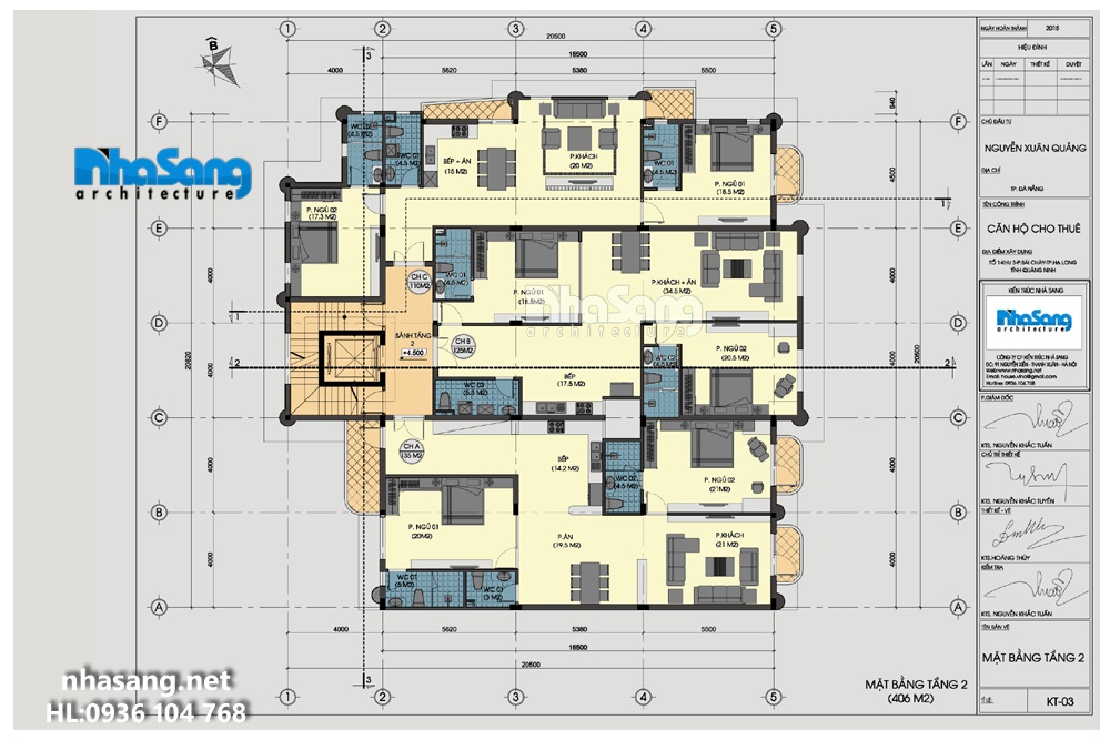 thiet ke can ho cho thue